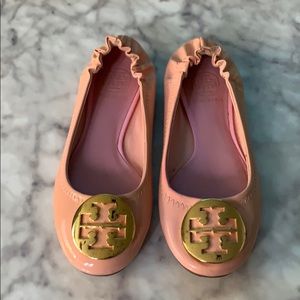 Girls’ Authentic Tory Burch Reeva ballet flat shoe